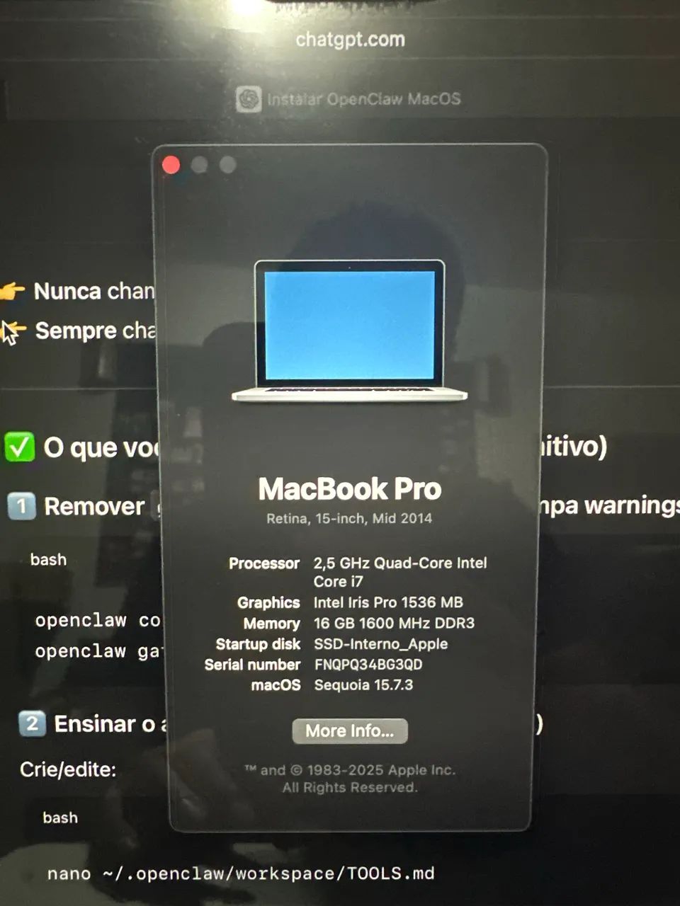 MacBook Pro 16GB 512SSD - Foto 2
