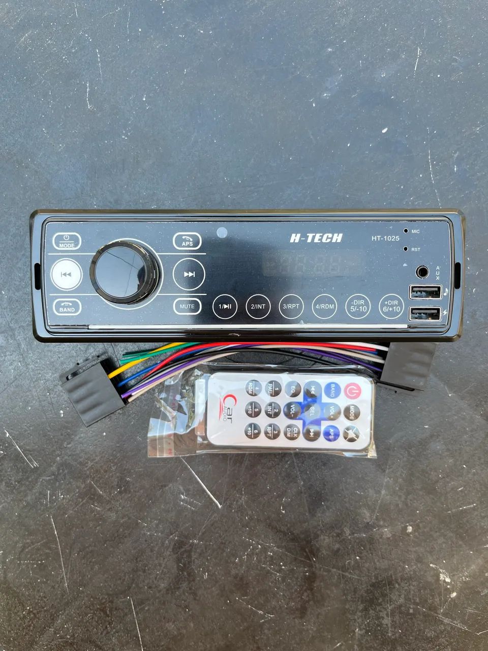 Som Automotivo H-Tech HT-1025 com Bluetooth, USB e Rádio FM - Foto 4