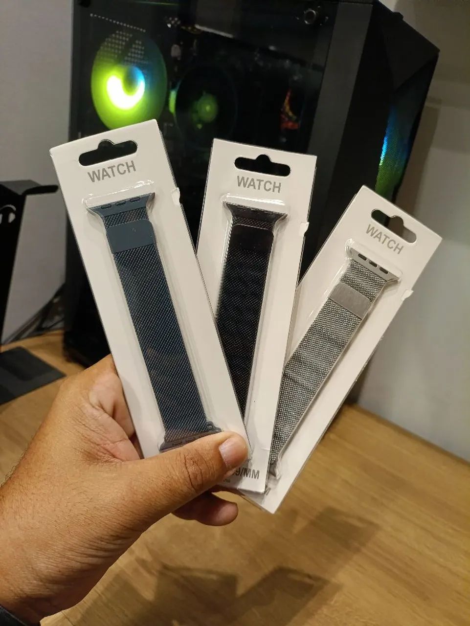 Pulseira milanesa smartwatch 42/44mm ( cada ) - Foto 2
