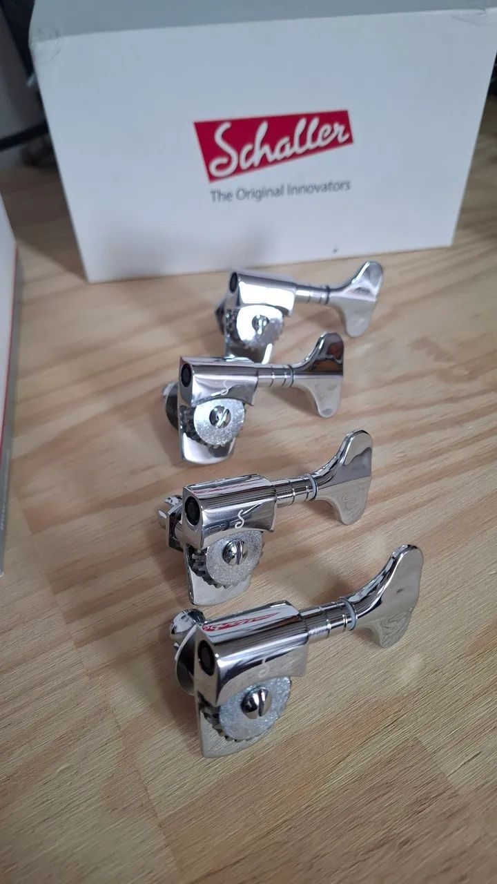 Tarraxas Schaller M4S Light esquerda baixo cromadas 