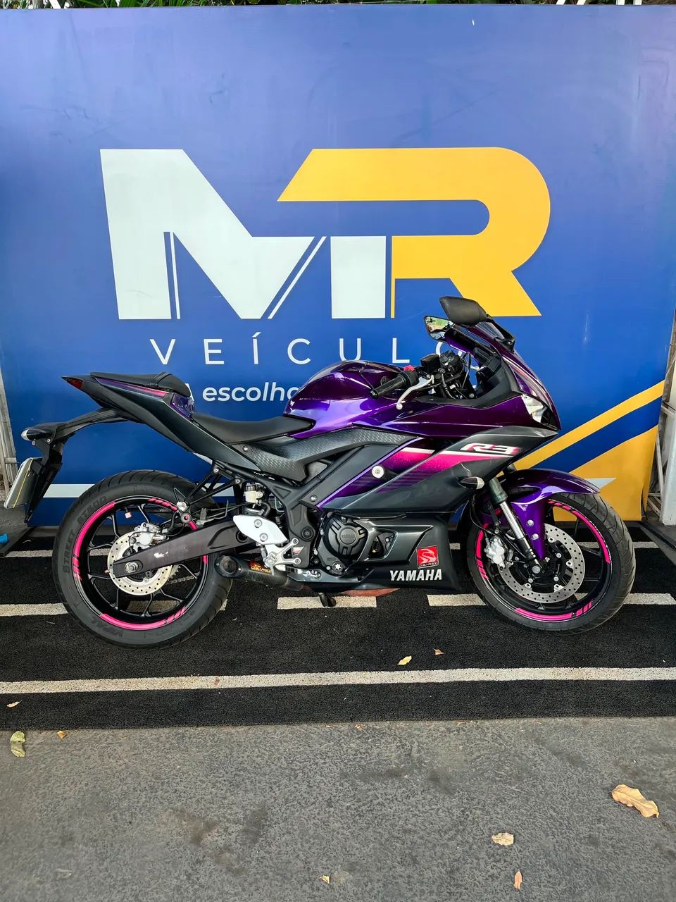 Yamaha R3 Azul (@mrveiculos) 