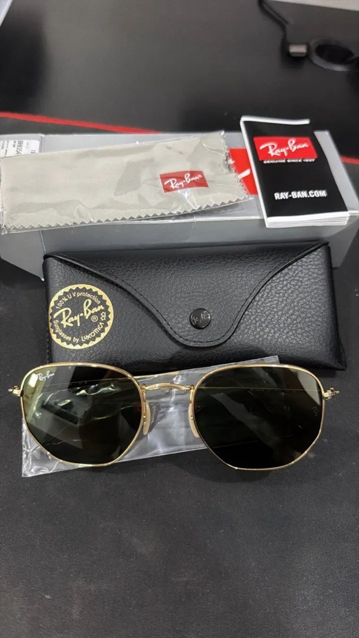 Rayban Hexagonal original (Sem uso) - Foto 5