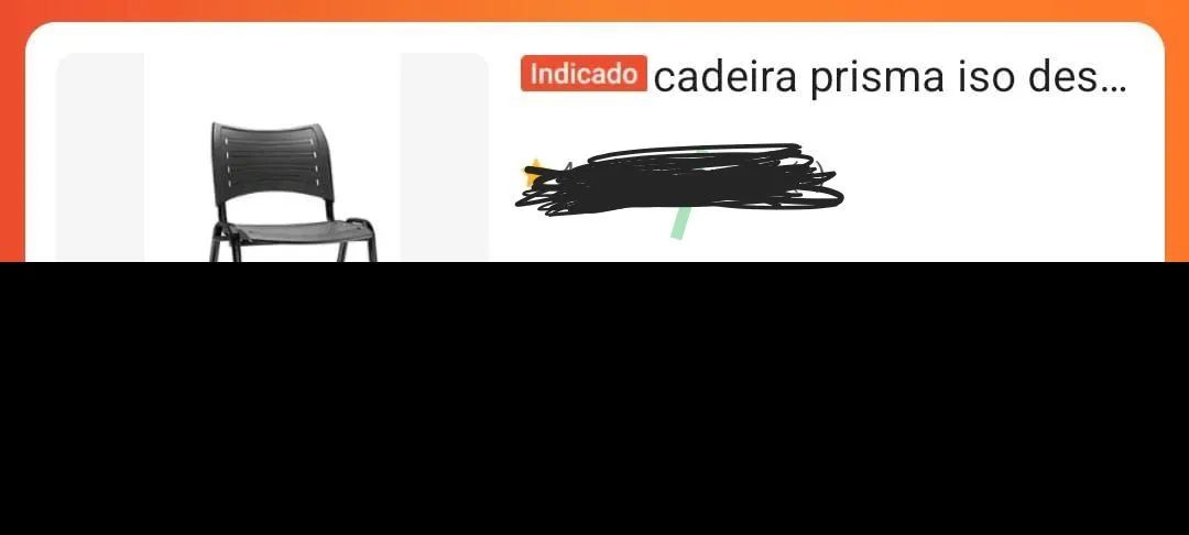 Cadeira ferro e plástico modelo prisma - Foto 4