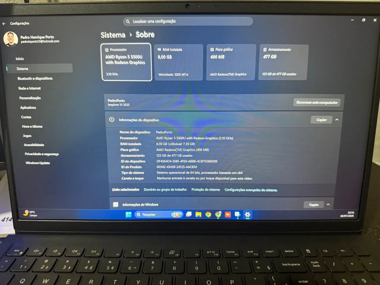 Notebook Dell Inspiron 15 - Foto 2