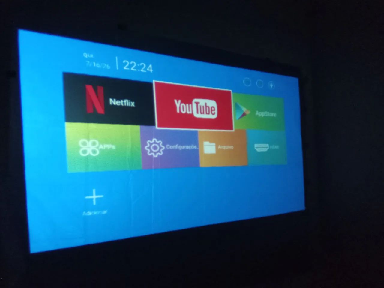 PROJETOR HY300 (Android TV) - Foto 2