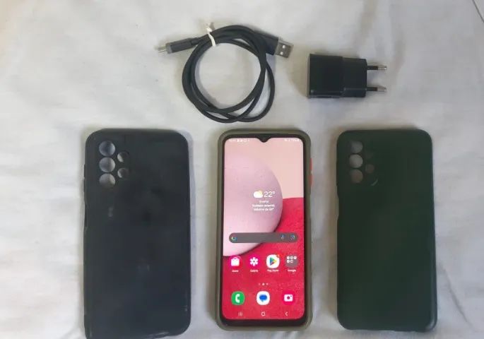 Samsung Galaxy A13 branco 128GB 50 megapixel , pelicula, e capas - Foto 4