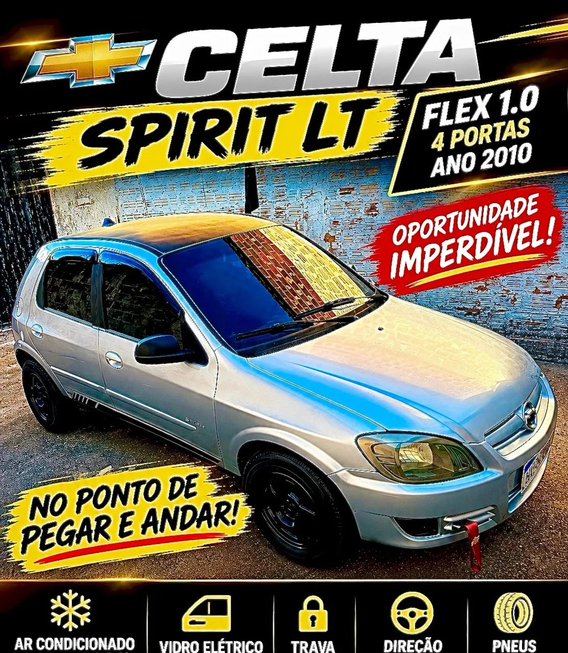 Chevrolet Celta SPIRIT/ LT 1.0 MPFI 8V FLEXP. 5P 2010