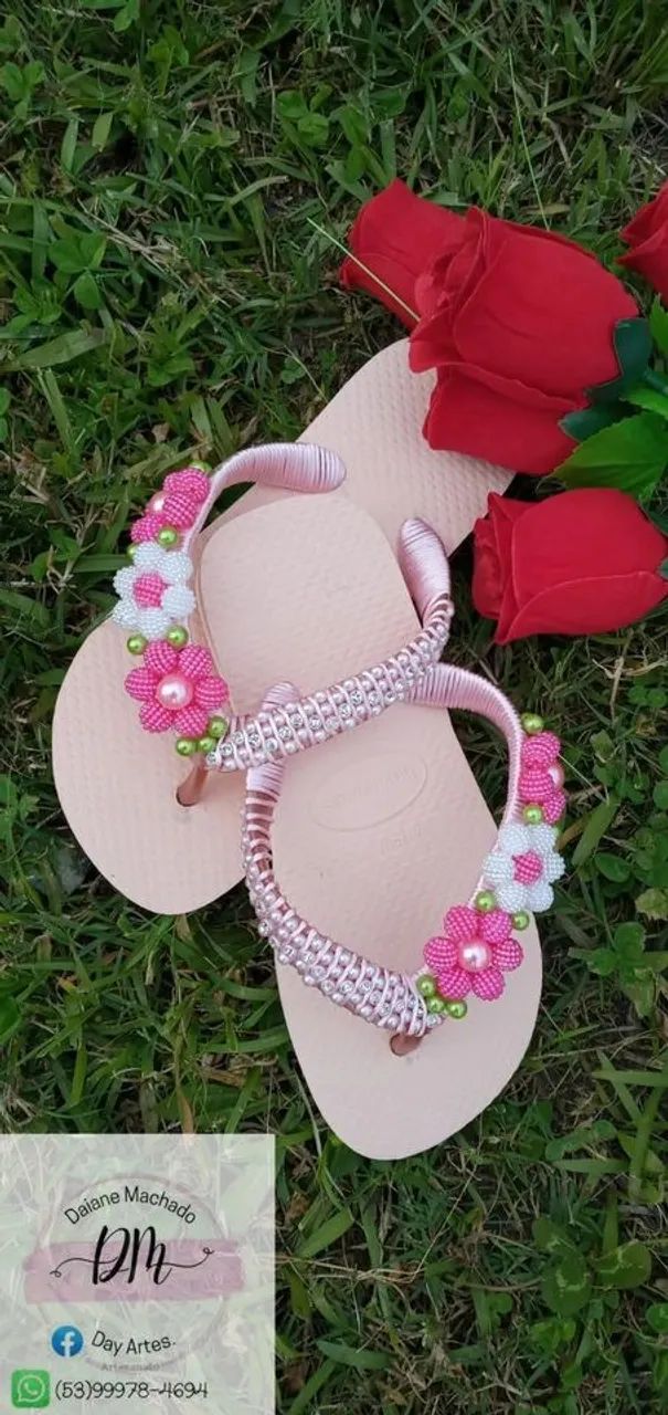 Chinelos Customizados Havaianas - Foto 2