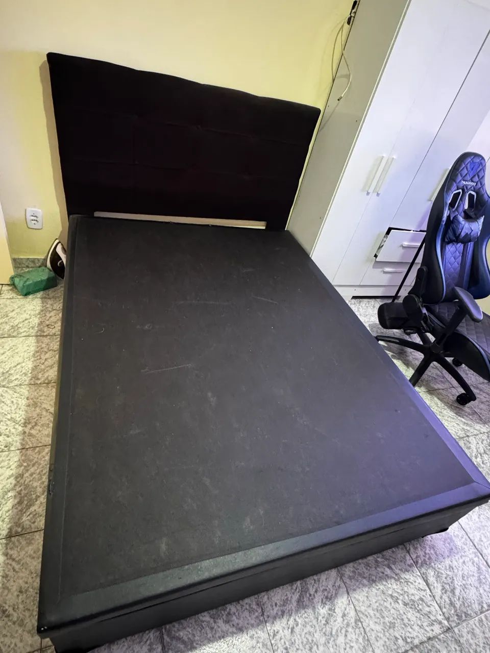 Cama Box Baú Casal + Cabeceira - Foto 3