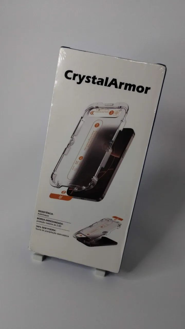 Crystalarmor Kit Com 2 Película 3D c/ Aplicador para iPhone 14 PRO MAX - Foto 2