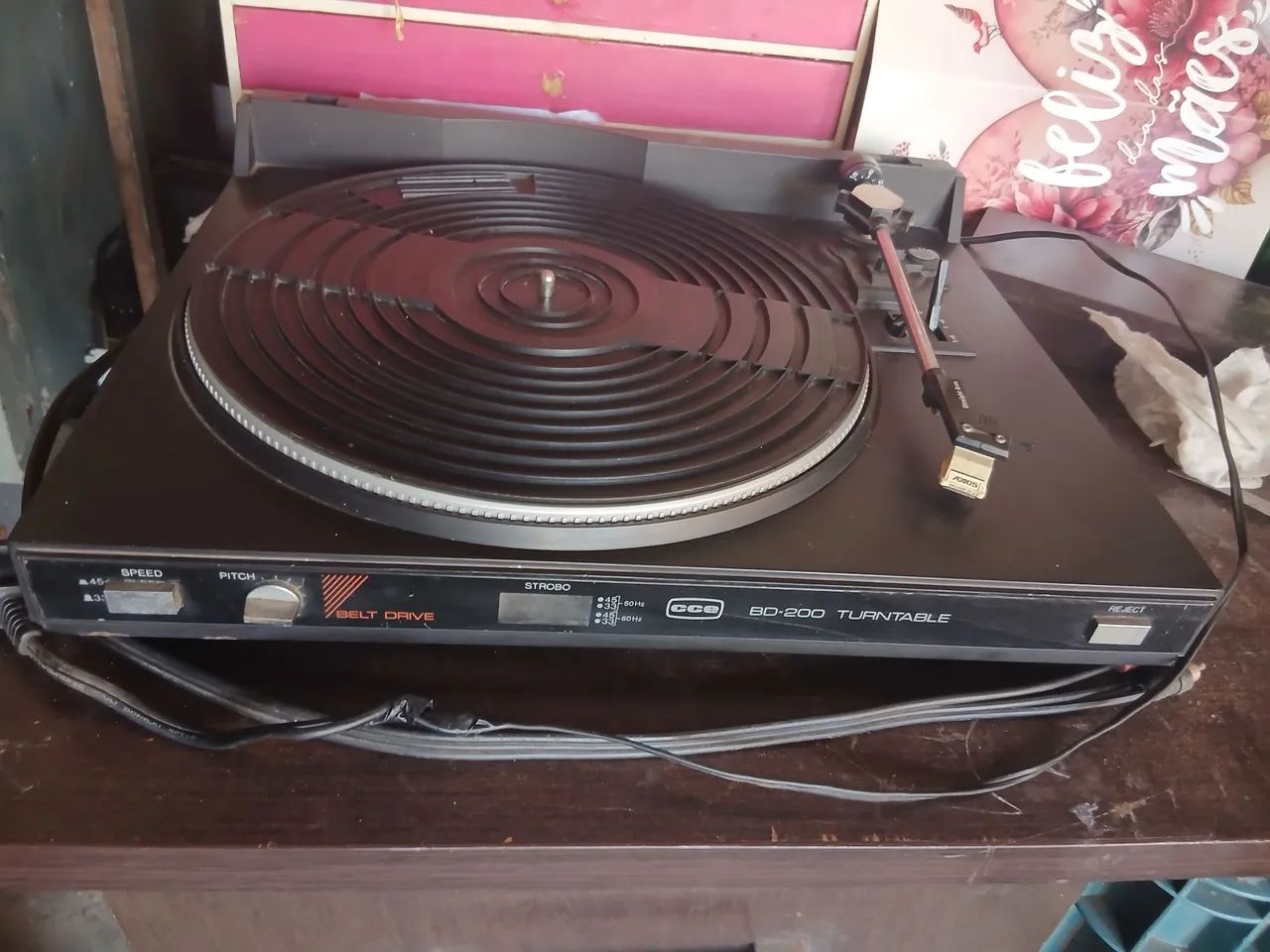 Toca disco cce antigo