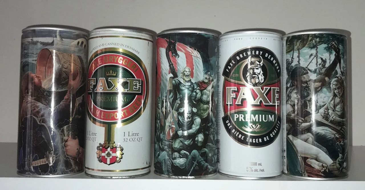 Latas de cerveja faxe  - Foto 2