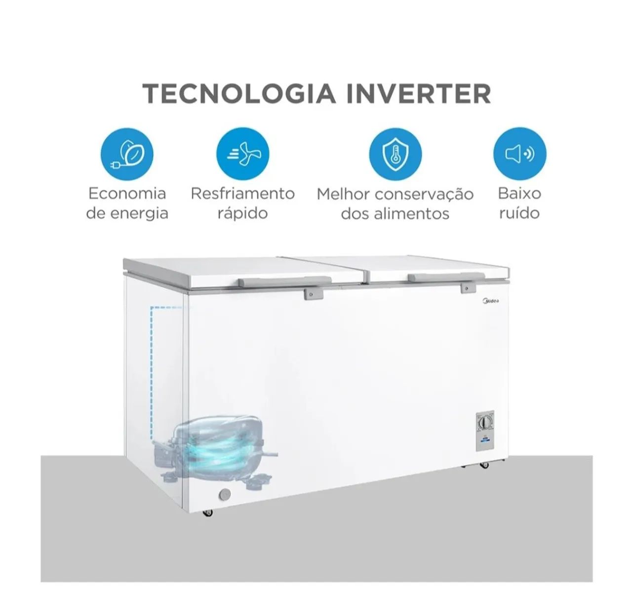 Freezer 418L Midea - Foto 5