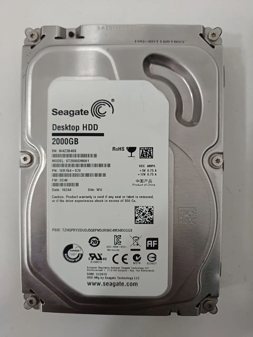 Hd 2tb seagate cftv dvr nvr cpu  - Foto 4