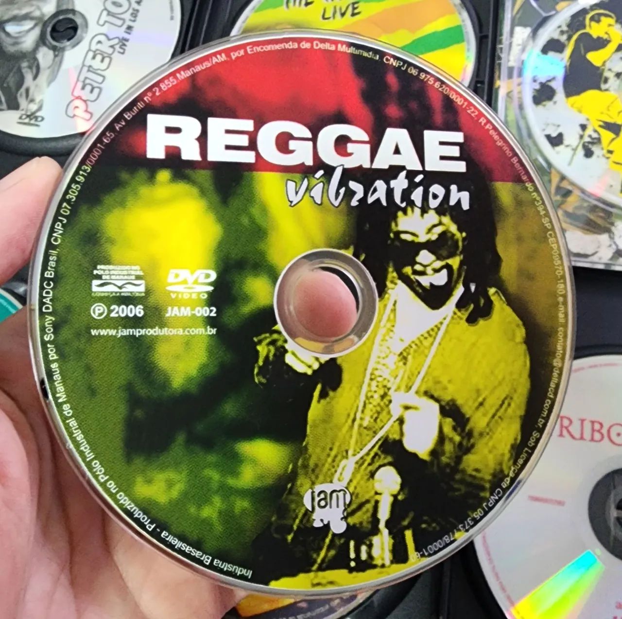 6 DVDs de Reggae - Armandinho, Cidade Negra, Tribo de Jah, The
