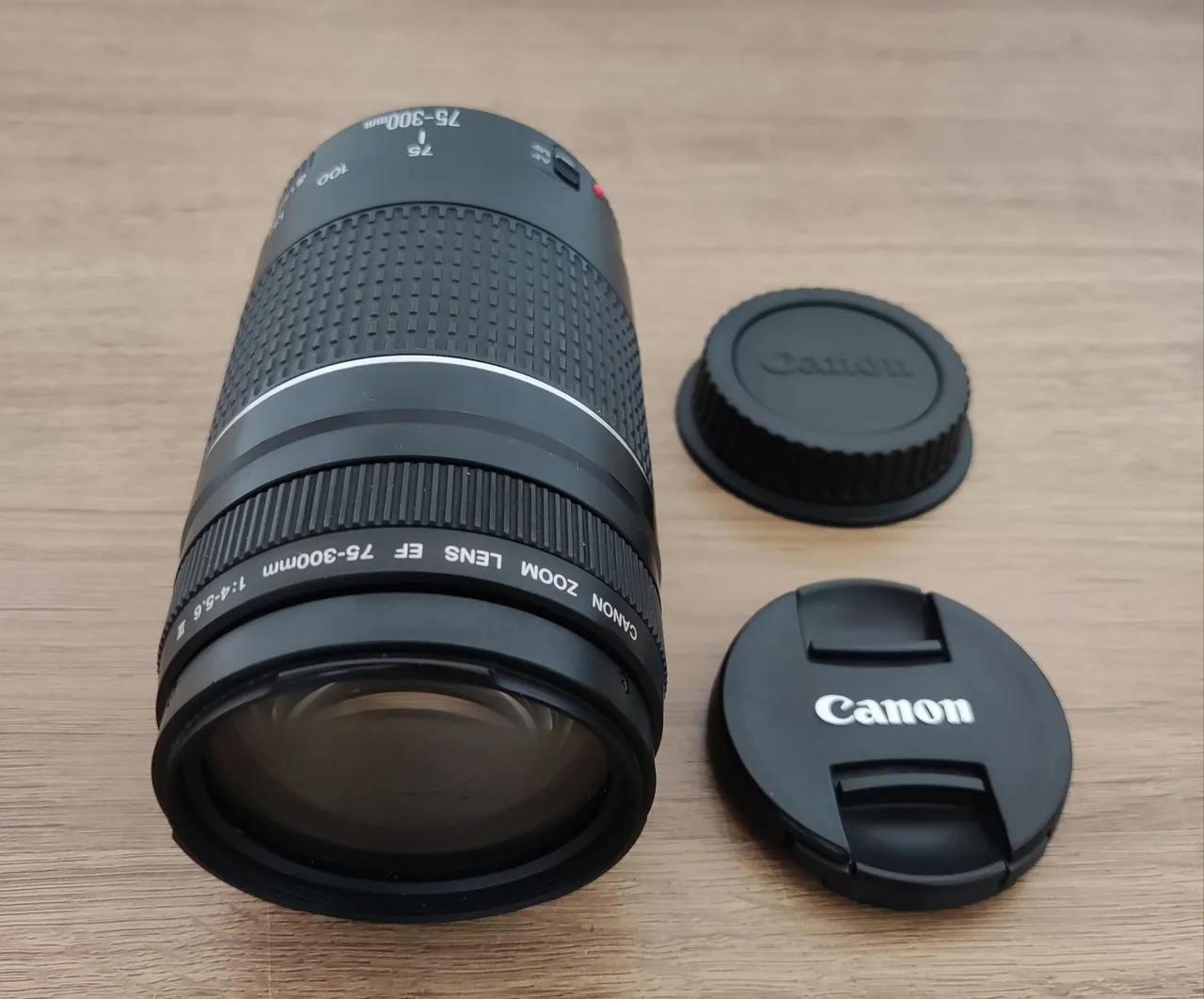 lentes canon 75 300mm
