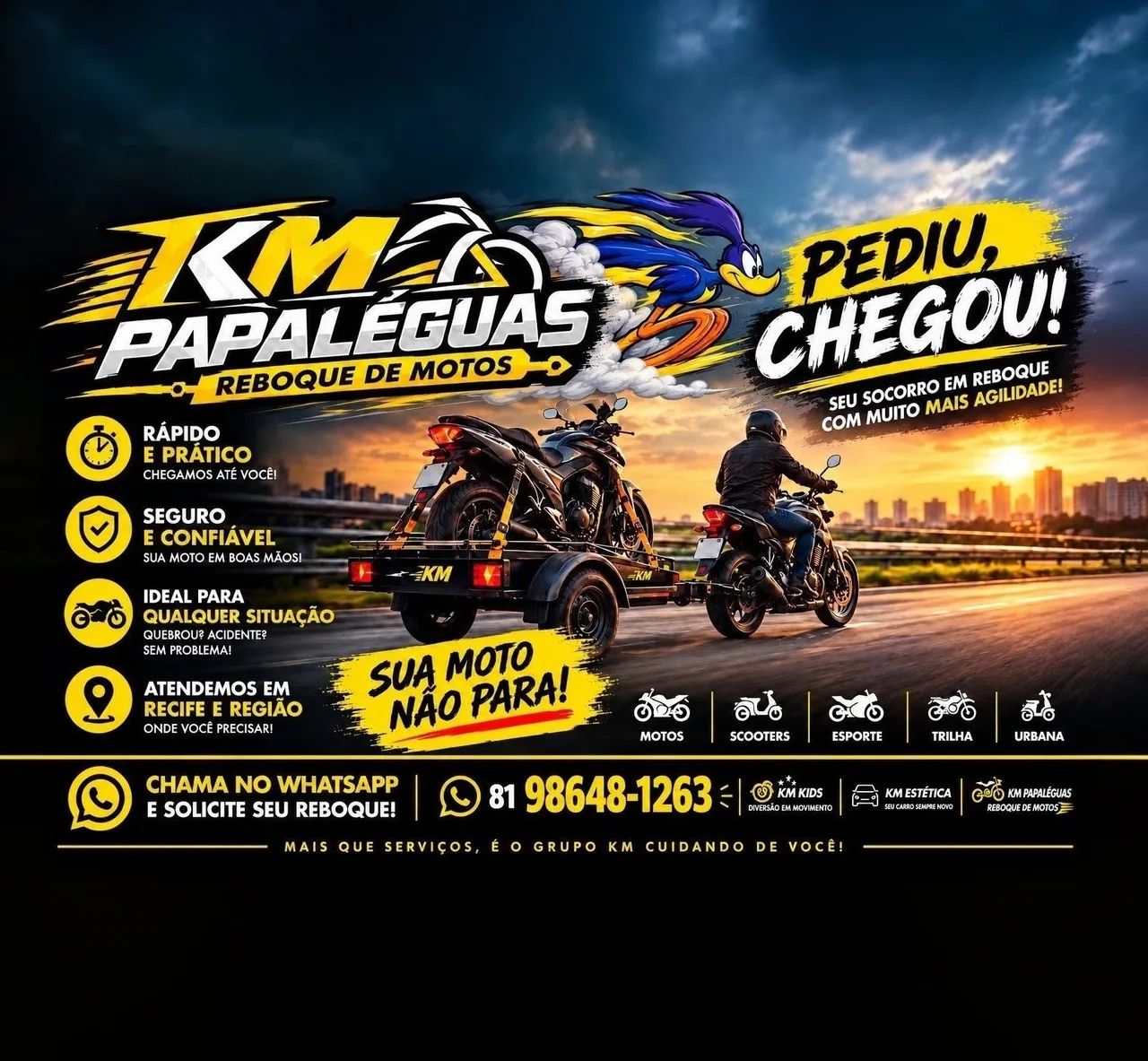 Reboque moto