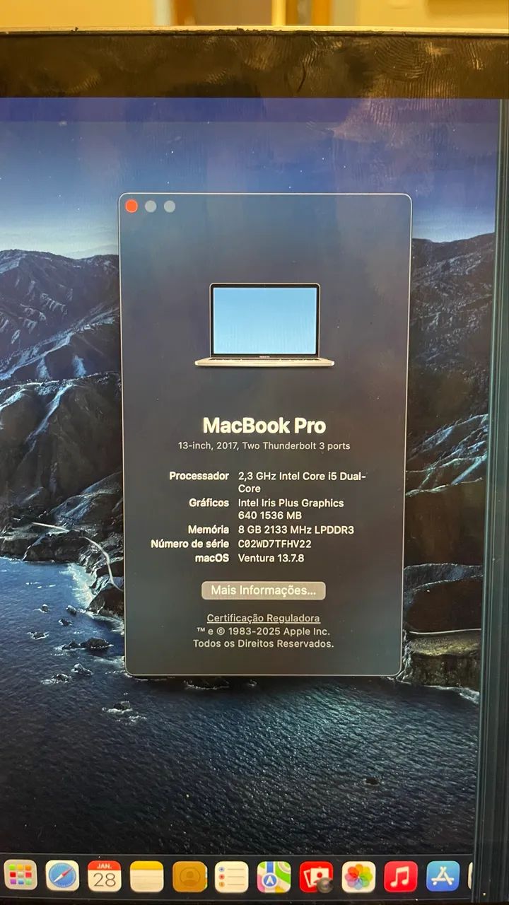 MacBook Pro, modelo A1708, 8GB, 128GB de SSD - Foto 5