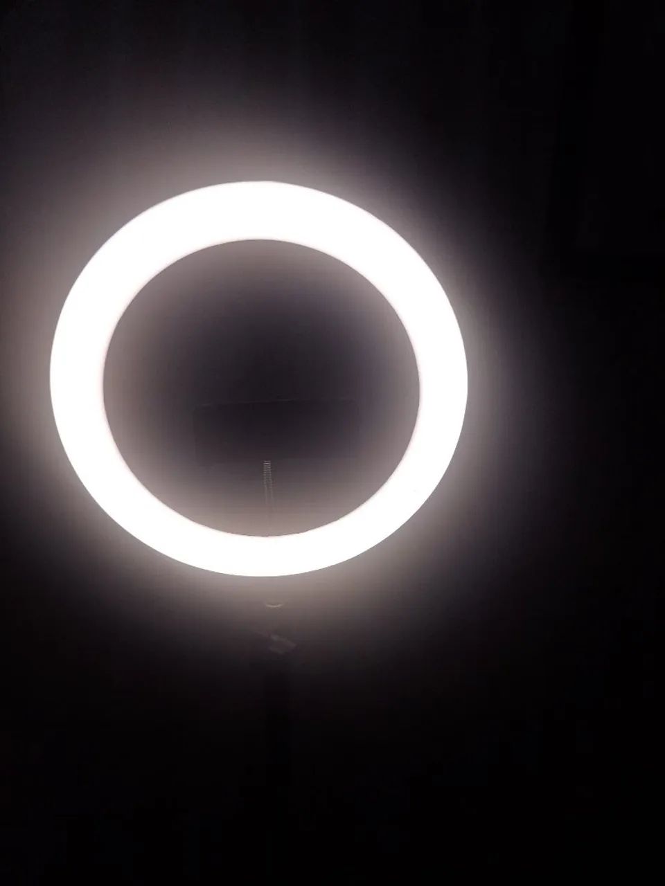Ring light led 3 cores 26 cm ,tripé 2 10 m, suporte Cel  - Foto 3