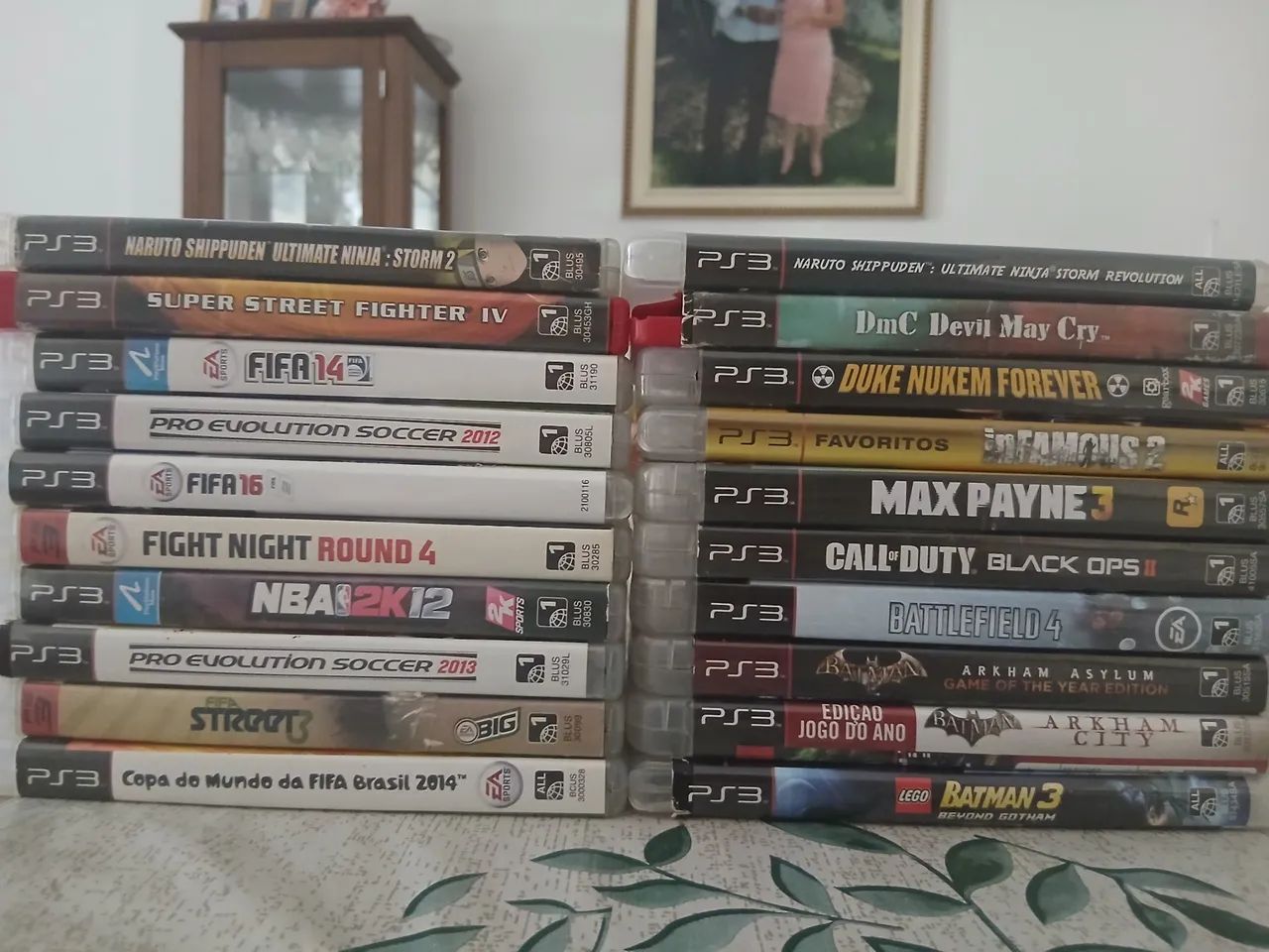Lote com 20 Jogos de PS3!