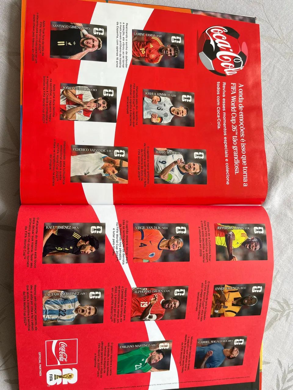 Álbum Copa Panini 2026 completo - Foto 3