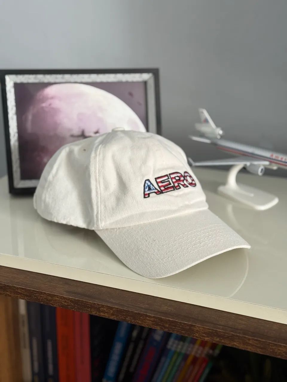 Boné Aeropostale (cor Off-White)