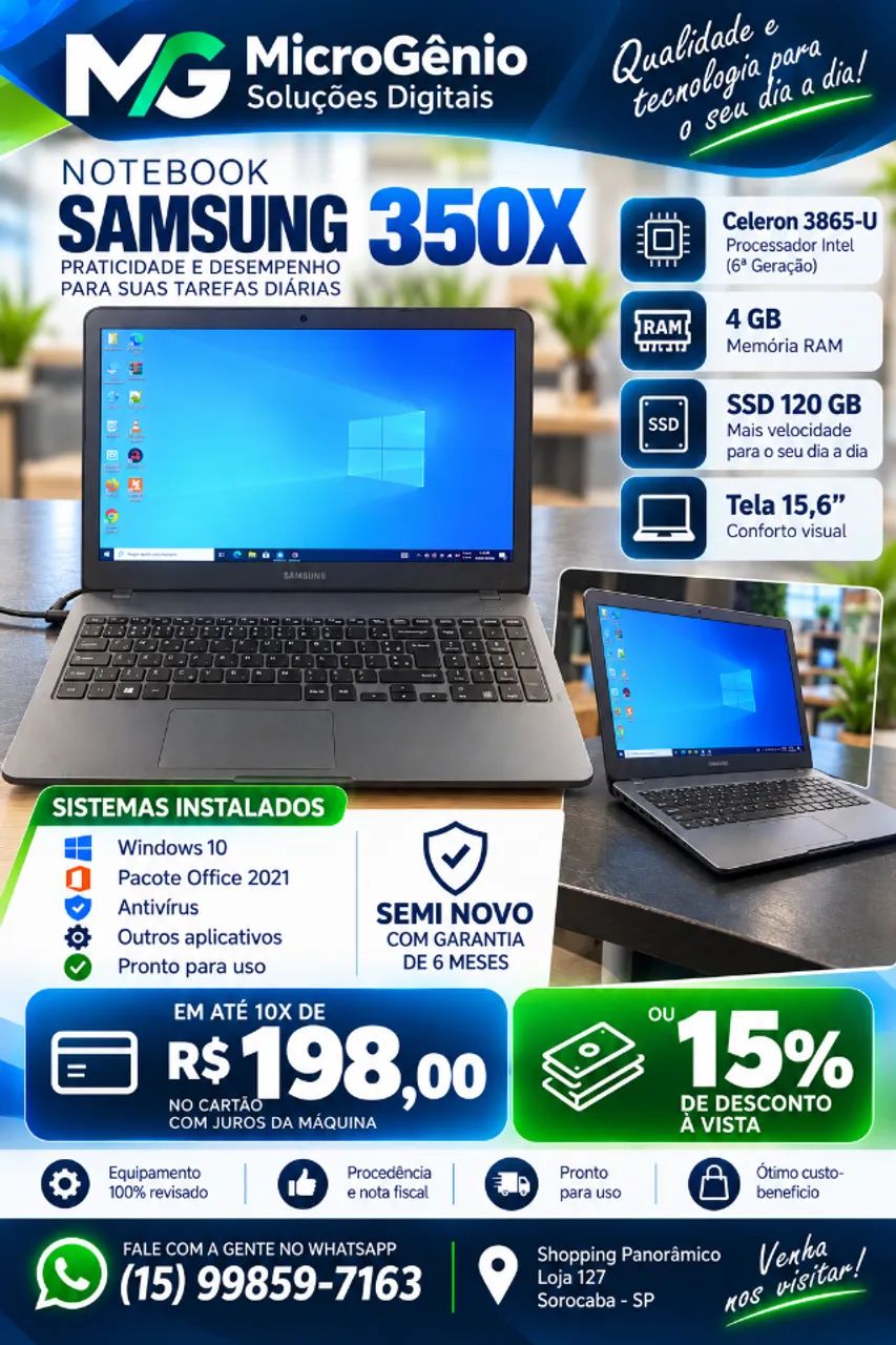 Notebook Sansung 350x