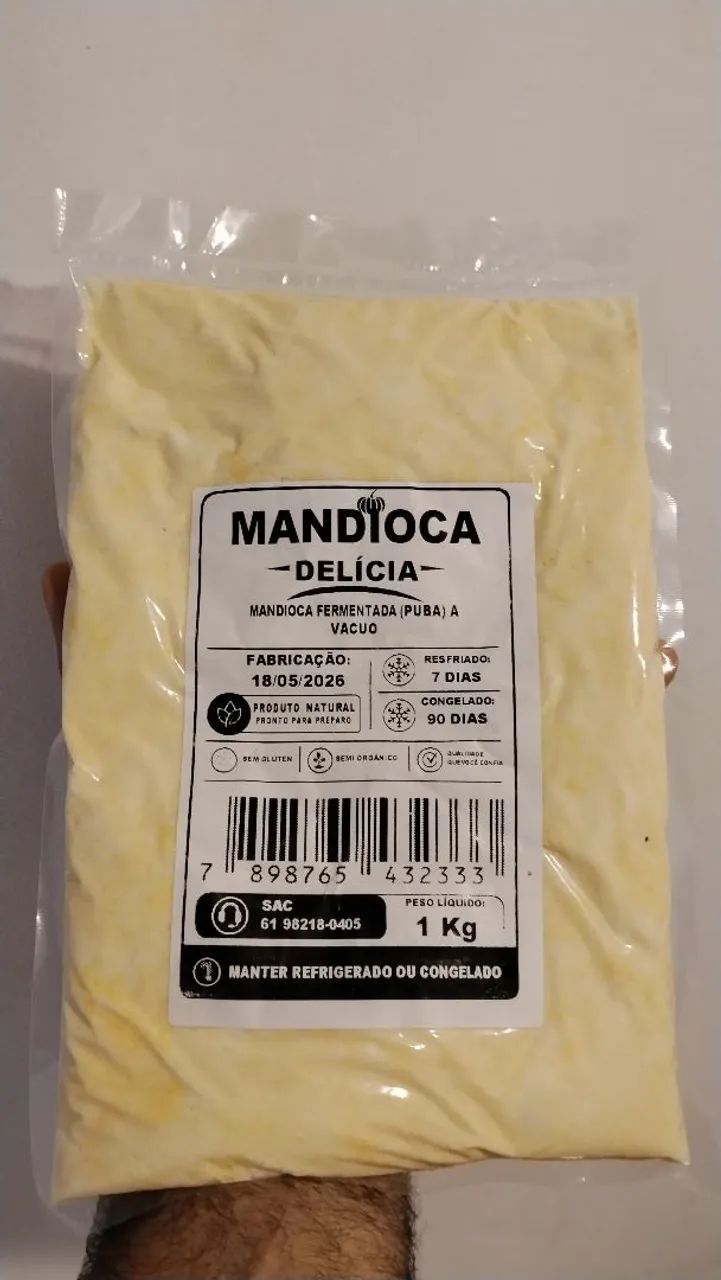 Massa de mandioca PUBA