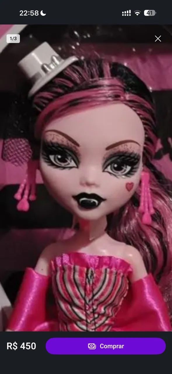 Clawdeen Wolf g1 básica monster high 