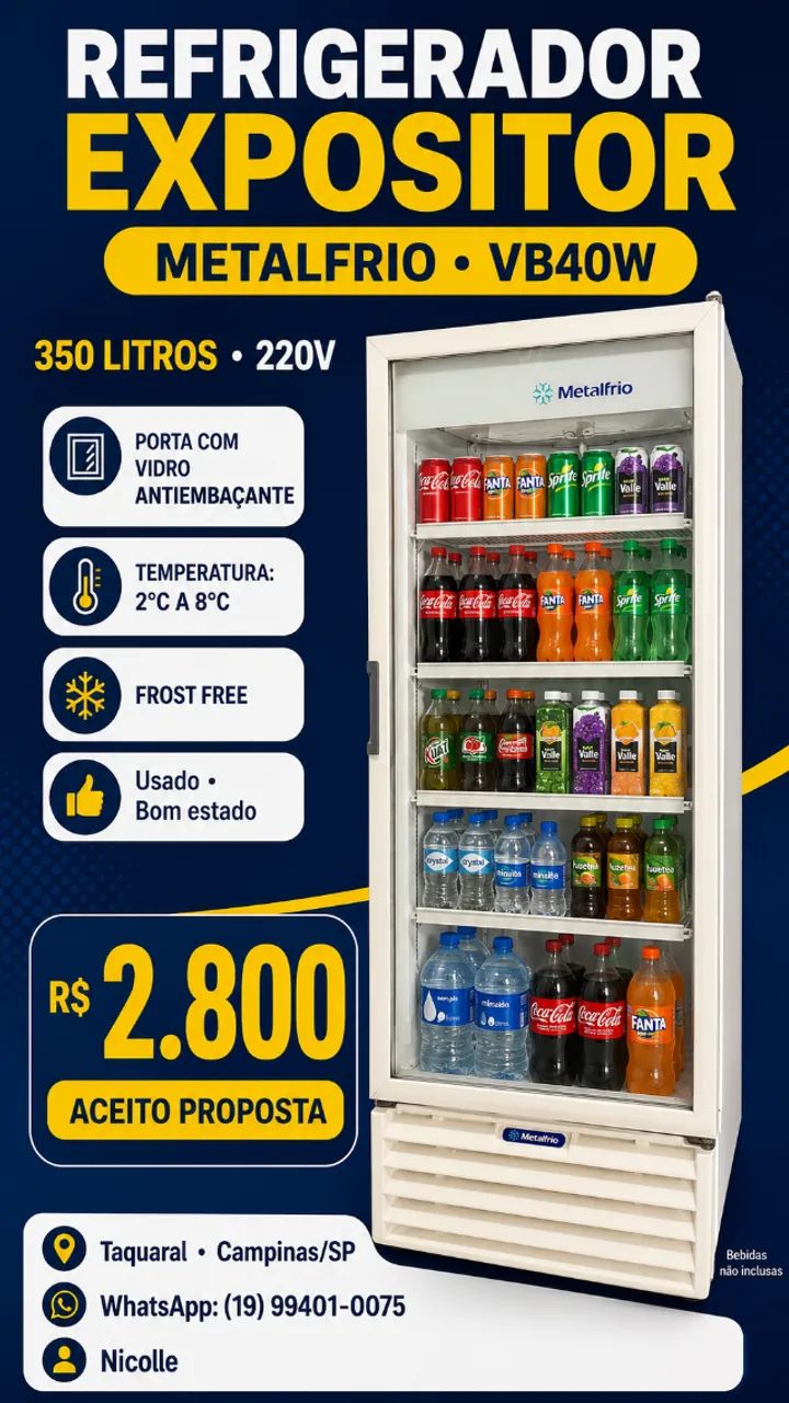 Geladeira Expositora
