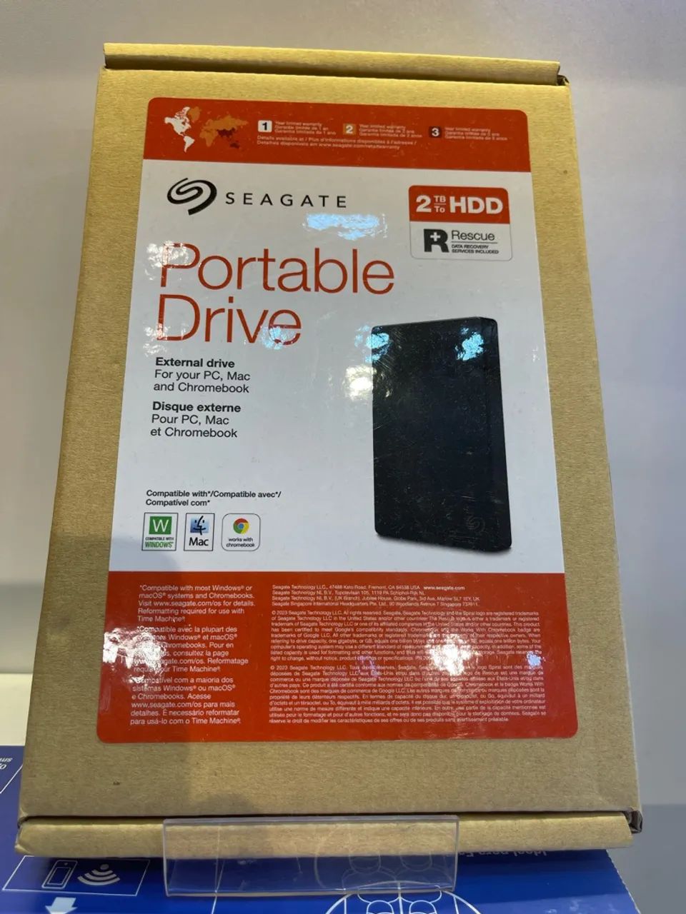 Hd externo expansion segate 2tb