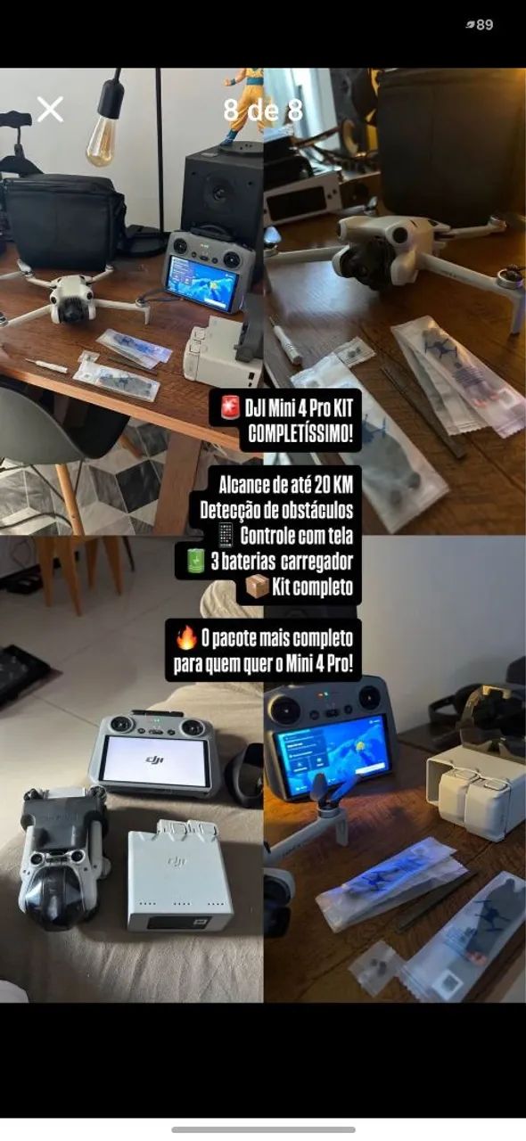 Drone mini 4 pro ou mini 5 pro - Foto 2