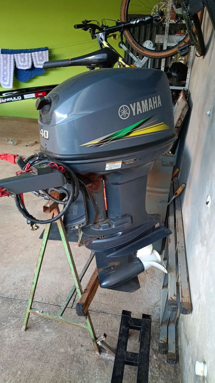 Vendo Yamaha 40HP partida elétrica  - Foto 4