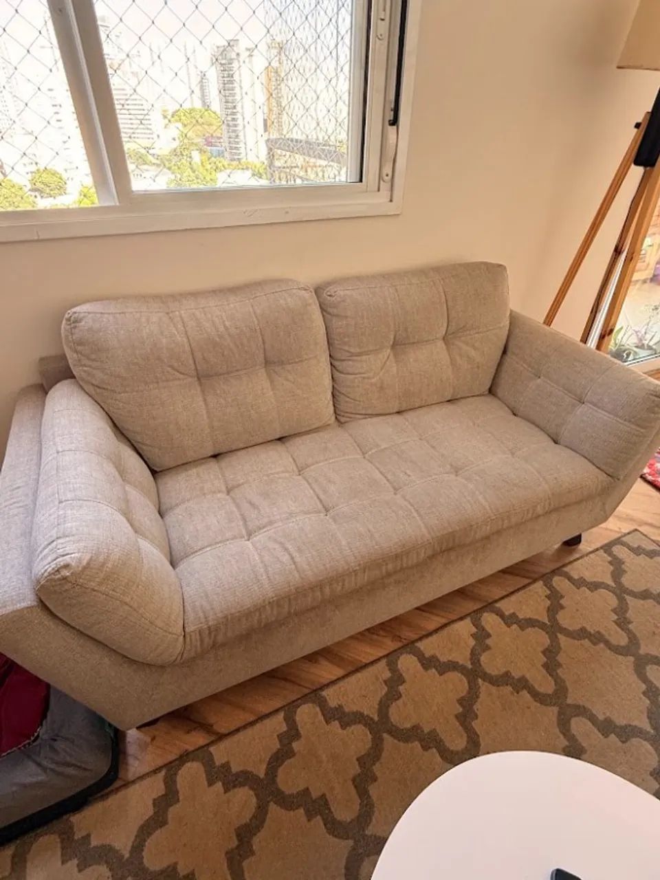 Conjunto Sofá 2 E 3 Lugares Com Puff  - Foto 3