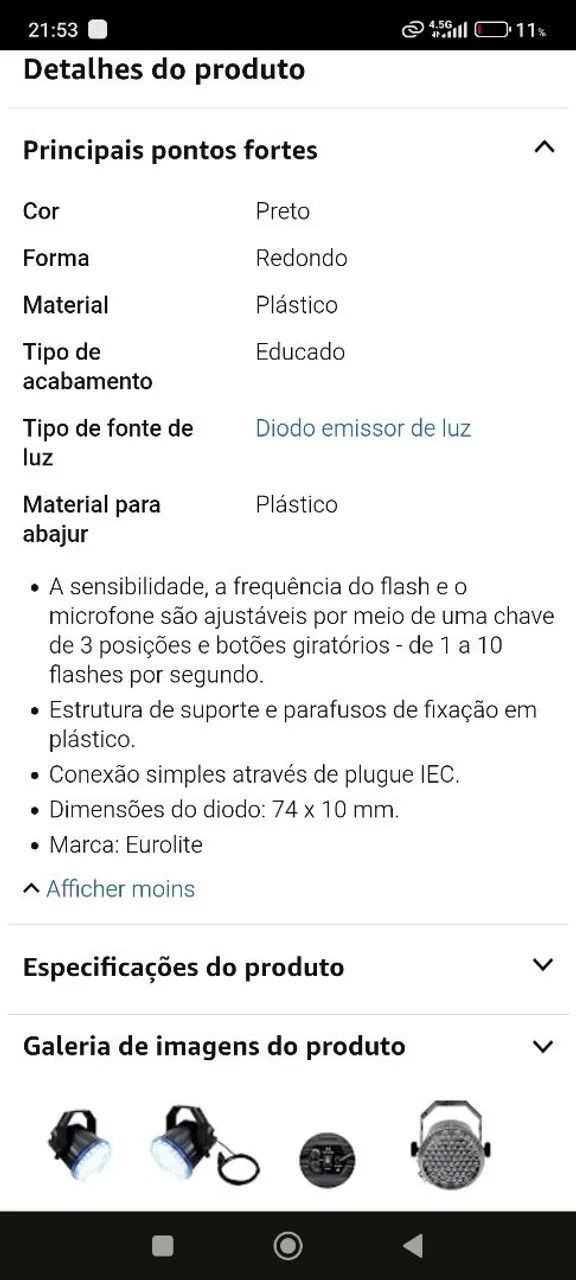 Strobe Led Branco - Foto 4