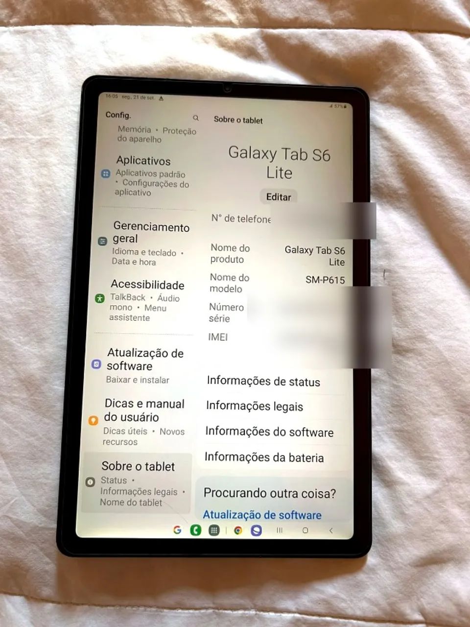 Samsung Galaxy Tab S6 Lite 64GB LTE + Caneta S Pen + Capa - Foto 4