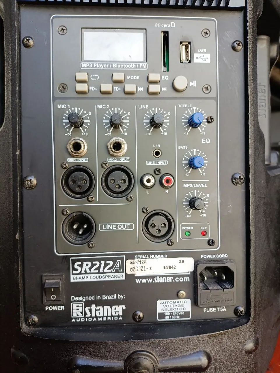 CAIXA DE SOM STANER SR212A