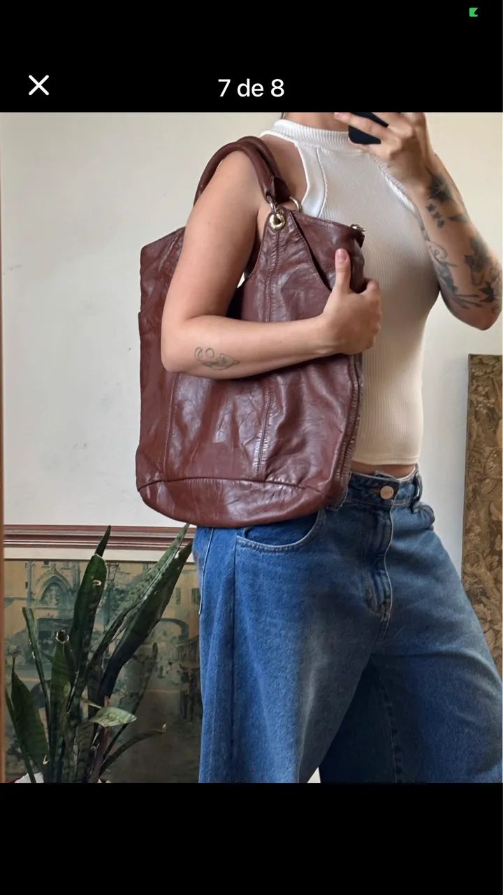 Bolsa arezzo couro  - Foto 4