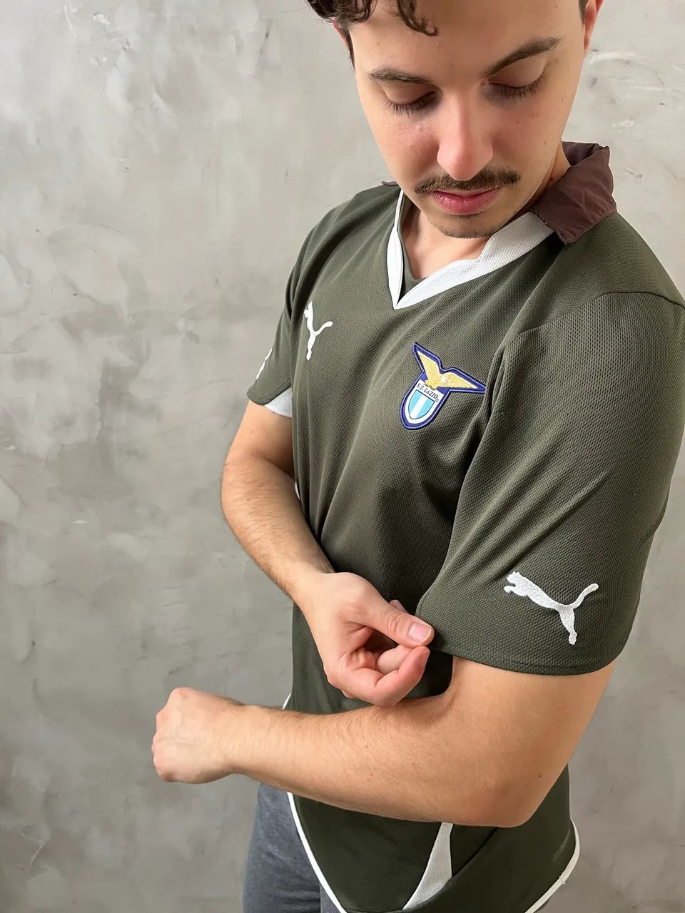 Camisa de futebol time Lazio  - Foto 5