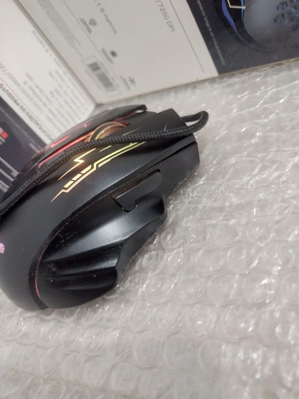 Mouse com 7 botões iluminação rgb  - Foto 2