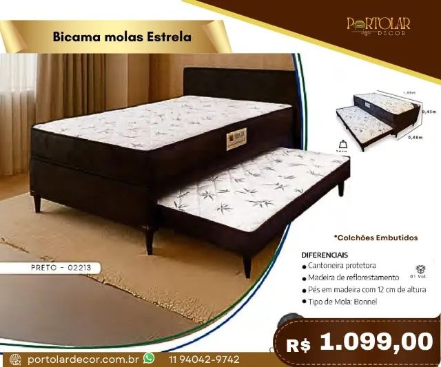 Bicama Molas estrela, a pronta entrega 