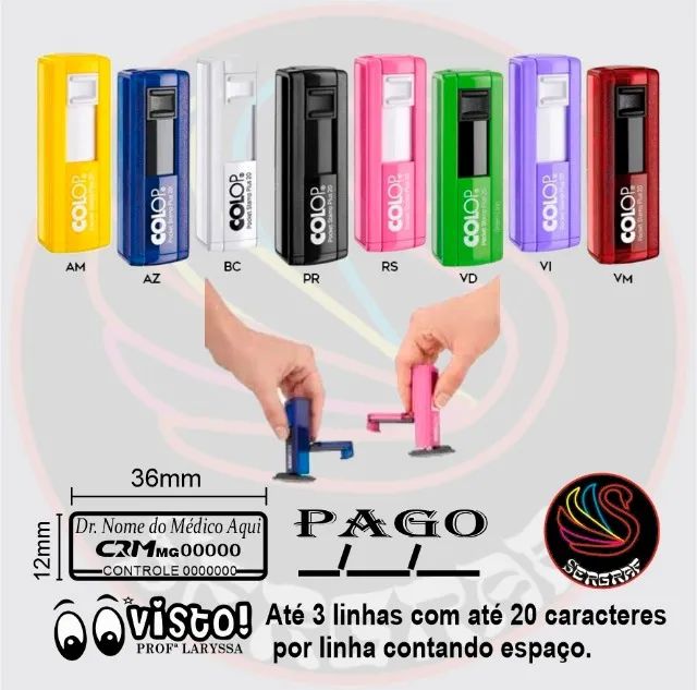 Carimbos Personalizados e Automáticos - Foto 3
