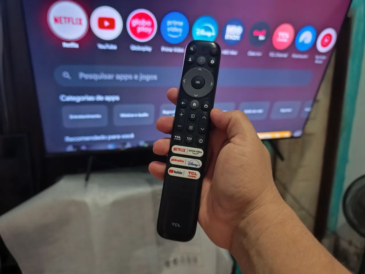 Smart tv tcl 55 polegadas 4k Dolby vision com nota fiscal - Foto 3