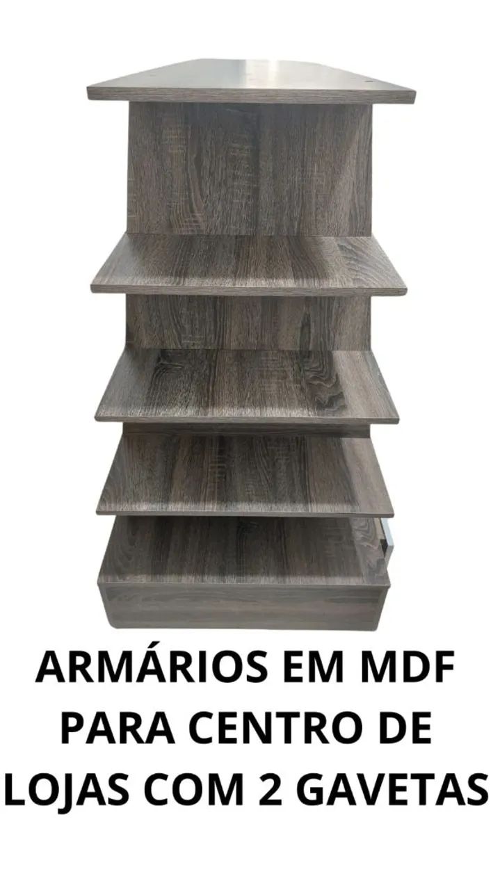 Armario de centro c/ rodas e 2 gavetas. - Foto 3