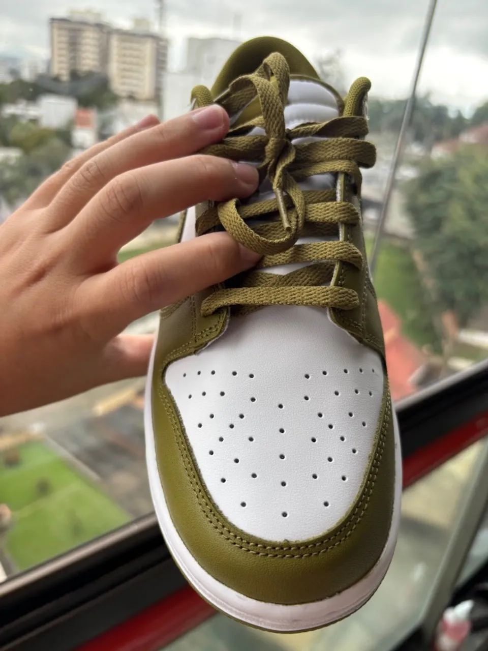 Nike dunk low medium Olive - Foto 4