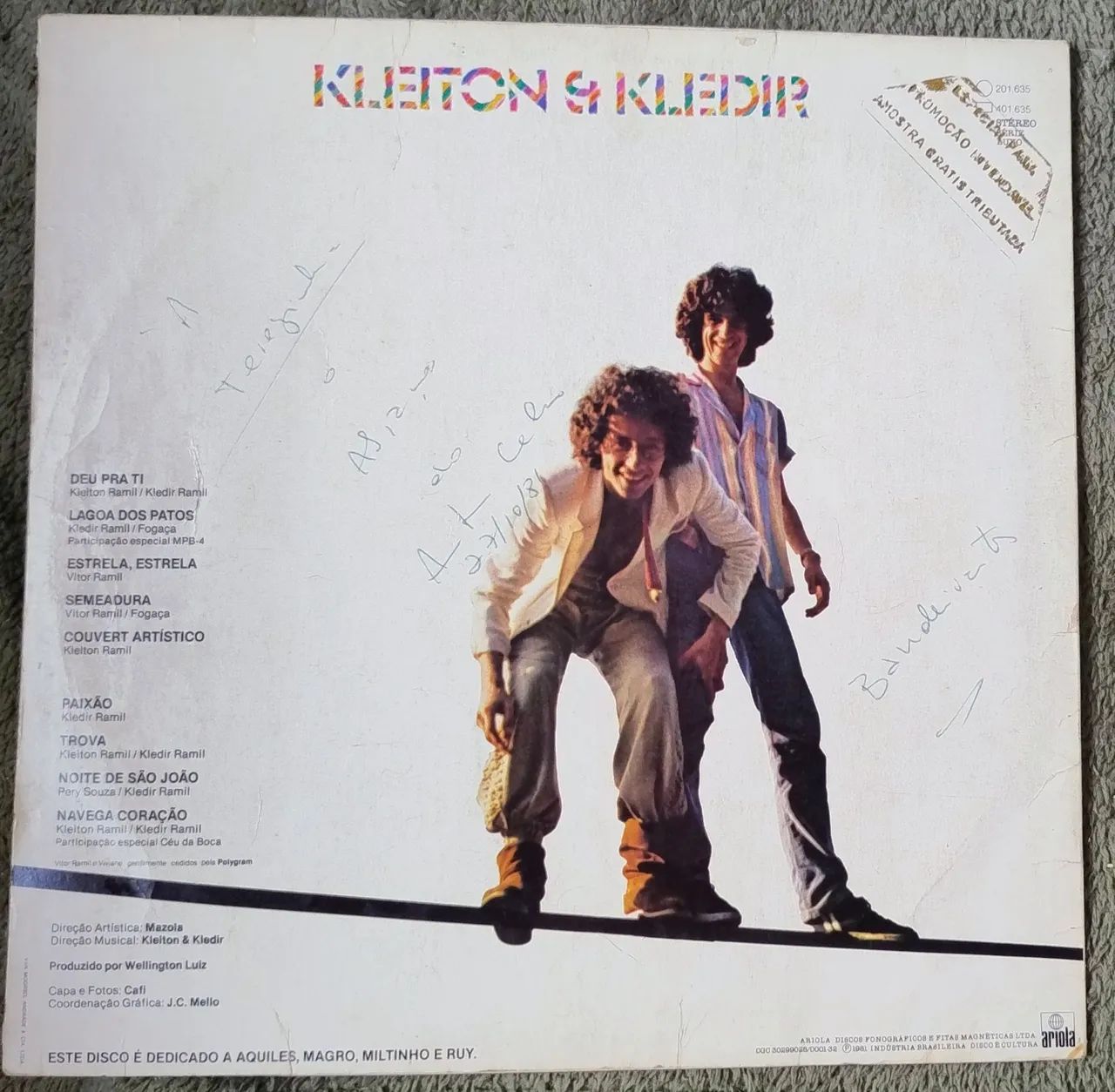 Disco Vinil Kleiton e Kledir - Foto 2