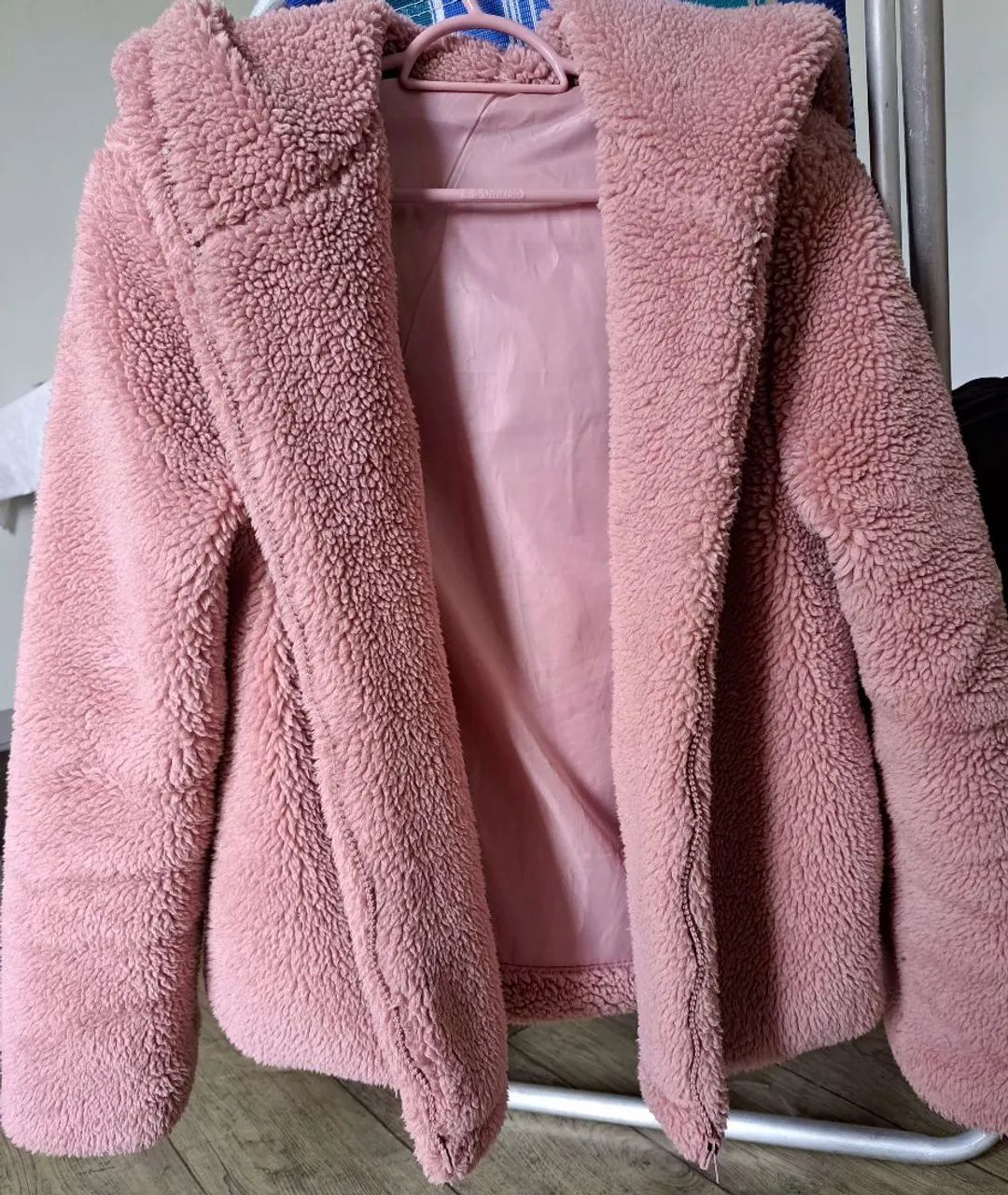 Casaco de inverno rosa - Foto 3