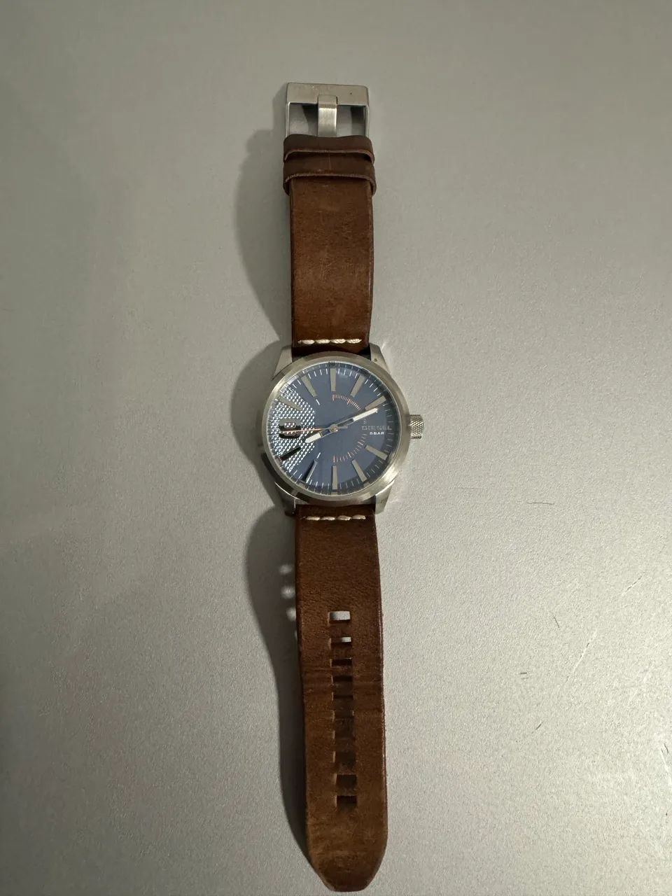 Relogio diesel pulseira de couro dz1804 original - Foto 5