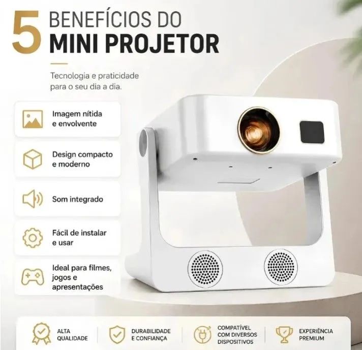 Vendo projetor Hy 350 Max. 4k. bluethoot - Foto 3