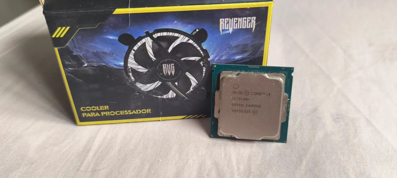 PROCESSADOR I3 9100F + COOLER